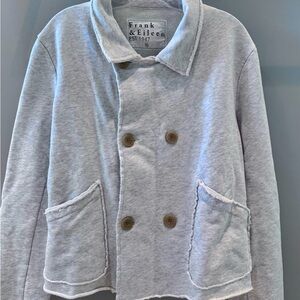 Frank & Eileen Light Gray Women's Pea Coat